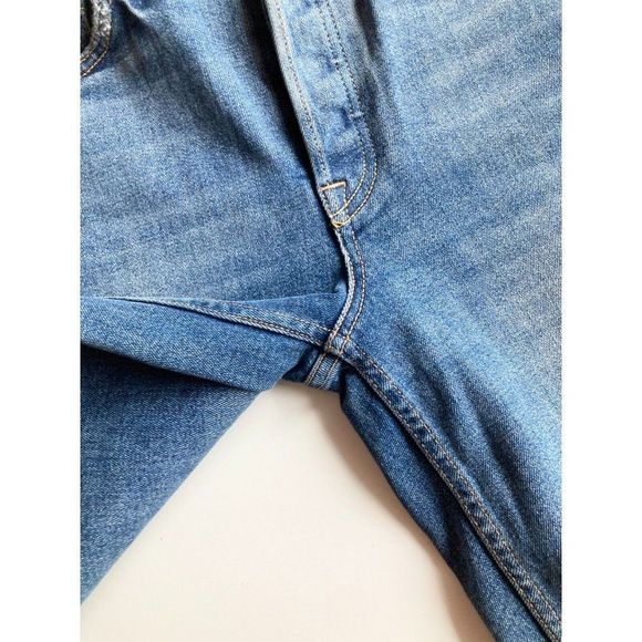 GRLFRND Helena Groovy Situation High Rise Straight Leg Crop Jeans, Size 27 - Picture 7 of 16